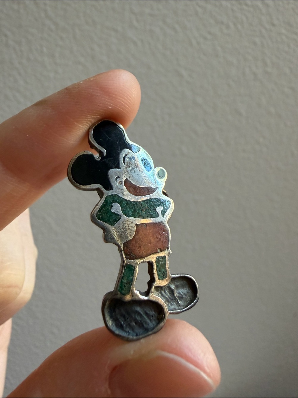 Vintage Mickey Mouse possibly Zuni Ring